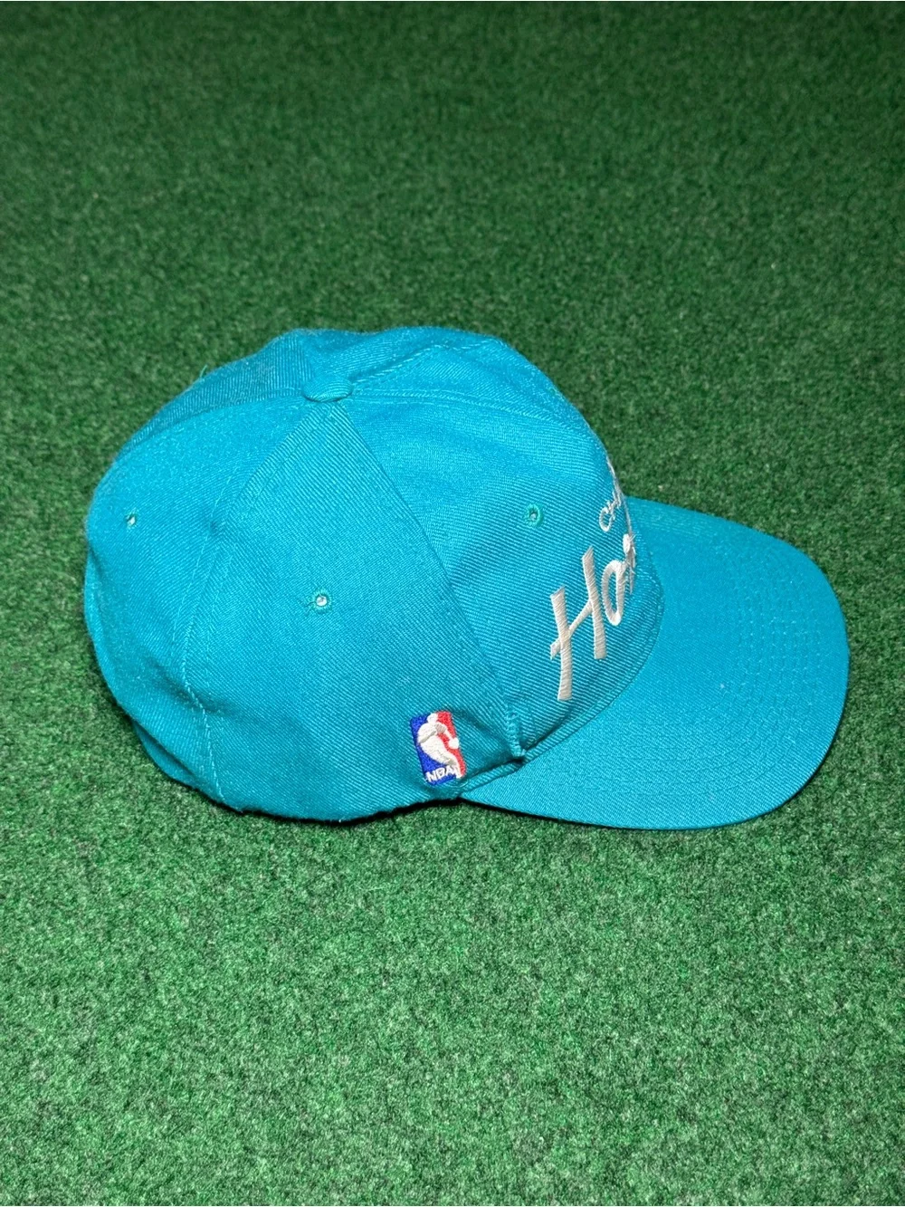 Charlotte Hornets Script Sports Specialties Snapback Vintage Hat 90s Wool NBA